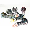 Glass Hand Pipe Spoon Bong Smoking Tobacco Hookah Burner Pipes Mini Pyrex Dab Rigs Colorful Crafts Bowl