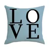 Pojedyncza drukowana poduszka Case Cotton Cushion Cover Decoration Poszewka Home Sofa Office 45 * 45 cm