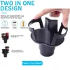 2 en 1 Twin Mounts Car Cup Coffee Holder avec base réglable Soft Drink Can Bottles Stand Montage Auto Accessories237I
