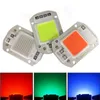 Coloré LED COB puce 20W 30W 50W Smart IC perles lumineuses 220V 240V LED projecteur projecteur rouge bleu vert lumières puces 10 Pcs/lot