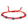 Bracelet de corde de nœud de paume fatalée faits à la main bracelet turc tressé turc pour femmes hommes