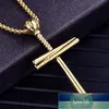 Pendant Necklaces Fashion For Men Jewelry Gold Silver Color Necklace Women Hip Hop Baseball Cross Factory price expert design Quality Latest Style Original Status