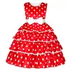 New Year Baby Girls Flower Party Dresses With Cotton Lining Children Kids Princess Elegant Chirstmas Vestidos Infantil Clothing Q0716