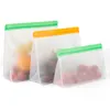 Peach Storage Peaga Containers Set Встаньте Свежие сумки Сумки ZIP Силиконовые Многоразовые Обед Фрукты Лесоизоляция Кубок Морозильник Овощная Чашка