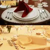 10Pcs 45 x 45cm Quality Polyester Plain Table Napkins Linen Dinner Handkerchiefs Mouth Cloths For Event Banquet Wedding