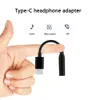 Type-C USB-C male to 3.5mm Earphone cable Adapter AUX audio female Jack for Samsung S22 S10 S20 S21 note 10 20 plus with chip retail box