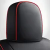 Capas de assento de carro personalizadas para Toyota Highlander 2015 2016 2017 2018 Especial PU Seat Head and Neck Support Pillow Set