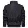 Mannen Jassen Zipper Bomber Groene Jas Mannelijke Windjack Outdoor Military Mode Kleding Herfst Tops 211217