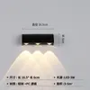 Duvar Lambası Tasarım LED IP65 Açık Su Geçirmez Bahçe Aydınlatma AC86-265 Alüminyum Kapalı Yatak Odası Oturma Odası Merdiven Işık