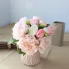 Couronnes de fleurs décoratives 20cm Bouquet de Lotus décoration Noel technologie simulée fleur artificielle Simulation de maison