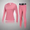 Intimo termico da donna invernale Set Quick Dry Long Johns Abbigliamento invernale Donna Confortevole intimo termico Tute 211217