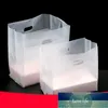 Party Supplies 50pcs/lot Fast Food Box Plastic Packing Boutique salad Gift Bag Thickened Portable Takeout Bags Transparent