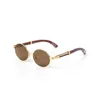Fine Accessories New Men's Rimless Glasses Frame Wood Frame Square sunglasses Men Optical Myopia Clear Spectacles Frames 8101012 French