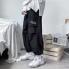Black Cargo Pants Mens Hip Hop Streetwear Fashion Jogger Harem Trousers Man Casual Sweatpants 2021 New Male Big Size 5XL Y0811