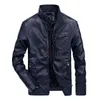 FGKKS Marque Chaud Hommes Veste En Cuir Hommes En Cuir Moto Col Debout Moto Style Vestes En Cuir Pour Hommes 211201