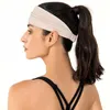 Copricapo da donna Yoga Sport Abbigliamento attivo Moda Palestra solida Corsa Fitness Parrucchiere Lady Girl Comfort elastico Esercizio all'aperto Fasce per capelli