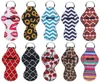 Porte-clés à lèvres en néoprène, motif multicolore imprimé, porte-bâton, porte-rouge à lèvres, couverture de gloss, cadeau de fête pour filles/femmes