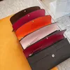 Högkvalitativa plånbokshållare Vik plånbok 10 färger tryck blomma snyggaste sättet att bära runt pengar, kort, mynt män och kvinnor läderväska korthållare