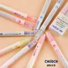 Highlighters Chosch CS-8131 TIBLE TIPS TIP Highlighter، 3 قطع تمييز من 6 ألوان، لون متنوعة، 3 عدد، حزم