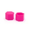 uxcell 20 st 19 mm rosa svartblå silikon lysande bilfordon hjul däck nav skruvbult mutter cap covers8375101