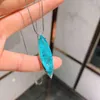 2021 Unique Blue ring Paraiba Tourmaline Gemstone Pendant Necklace Earring Luxury 925 Sterling Silver Jewelry Sets Gifts for Women