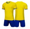 Toppkvalité ! Team Soccer Jersey Men Pantaloncini Da Fotboll Korta Sportkläder Running Kläder Vit Svart Röd Gul Blå Gerww