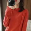 Spring and Autumn Sweater Women's Doll Collar Women's Pullover Long Sleeve T-shirt Knitted Loose Large Size Women's Top 211221