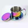 コーヒードリップフィルターカップのステンレス鋼の鍋の携帯用再利用可能なペーパーなしのオフィスの家の屋外の使用211008