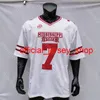 2020 NCAA New Mississippi State Bulldogs MSU Futebol Jersey College 7 Stevens Branco Tudo Costurado e Bordado