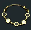 20 mix di design Bracciale a catena bianco nero di fabbrica di alta qualità Bracciale in oro rosa argento Acciaio inossidabile 316L intarsiato in ceramica Gioielli d'amore Bracciali da donna