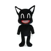 37 cm Anime sirène tête en peluche dessin animé Animal poupée horreur chat noir Long donne aux enfants un merveilleux cadeau de noël