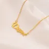 10k Yellow Gold GF w/ Rhodium Dream In Heart Frame Star Accents Pendant Azaggi Script Word Charm Women Jewelry Gift