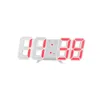 Grande LED Digital Wall Clock Data Time Celsius Nightlight Display Tabela Desktop relógios Desktop de sala de estar