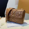 Evening Bags Rivet Flap Crossbody Bag Winter High-quality PU Leather Women's Designer Handbag Chain Shoulder Messenger Purses