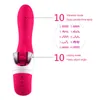 NXY Vibrators 10 Speeds Mute Rotation Dildo Vibrators Pussy Massager Tongue Licking Oral Sex Toy for Women Clitoris Stimulator Adult Product 0104