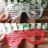 Party Decoration quevinalflashing LED Light Glasses For Birthday Funny Tricky Fluorescerande Luminous Rave Costume DJ Bright