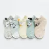 Bebek SOCKS Yenidoğan 5 çift/lot yaz örgü ince bebek çorap kızlar pamuklu bebek gündelik erkek kızlar toddler çorap karikatür karikatür 800 y2