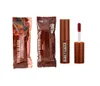 Beauty Glazed Chocolate Matte Lip Gloss Silky Mini Lipgloss Natural Moisturizer Nutritious for Female Student Non-fading Coloris Makeup Liquid Lipstick