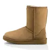 2021 Chegada UGGs Botas de Neve Botas Mulheres Sapatos Austrália Inverno Australiano Luxurys Designer Boot Negócio Negócio Azul Rosa Cetim