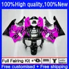 Zestaw Bodys do Honda CBR 893RR 900RR 893 900 CC 89 90 91 92 93 93 CBR 36NO.75 Pink Black CBR900RR CBR893RR 1989 1990 1991 1992 1993 CBR900 CBR893 RR 89-93 OEM Fairing