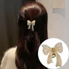 Haarschmuck Mini Süße Runde Perle Bögen Klauen Clips Mädchen Einfache kleine elegante Clip Mode Niedlichen Metallic 2021