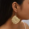 Mode Simple Mesdames Bois Drop Boucles d'oreilles pour femmes Cadeaux Mignon Chouette de chouette Animal Dangle Boucle d'oreille De Style Ethnique Bijoux