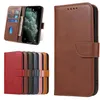 Étuis de téléphone avec boucle Flip Card Slot Wallet Stand PU Housse en cuir pour iPhone 15 14 13 12 11 pro max xs xr 6 7 8 Samsung S21 S20 S10 Plus NOTE 10 20 Ultra A71 de haute qualité