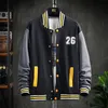 2022 hip hop streetwear baseball jacket coat bone embroidery Stand-up collar japanese streetwear bomber college jacket 220212