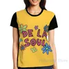 T-shirts DE LA SOUL PATTERN Män T-shirt Kvinnor Allt över Tryck Fashion Girl T Shirt Boy Tops Tees Short Sleeve Tshirts