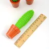 Cute Green Cactus Ballpoint Pens 0.5mm Blue Ink Signature Ball Point Pens Kids Gift School Office Supplies Korean Stationery RRD7513