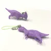 caterpillar key holder dinosaur keychain toys adult stress push bubbles autism toy reliever ite soft squishy funny antistress relief gift6466750