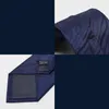 Bow Slipsar Högkvalitativ Navy Blå För Män Märke Designer 8 cm Tie Formell Business Arbete Suit Shirt Necktie Man Present