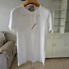 Moda Letnia Męskie Koszulki Czarny Biały List Drukuj Bawełna Z Krótkim Rękawem Znani Mężczyźni Rozmiar Odzież S-XXL
