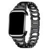 Diamond Studded Metal Strap för Apple Watch Band 44mm 42mm 40mm 38mm Smycken Armband C Typ Wristband Iwatch Series 6 5 4 Se Watchband Smart Tillbehör